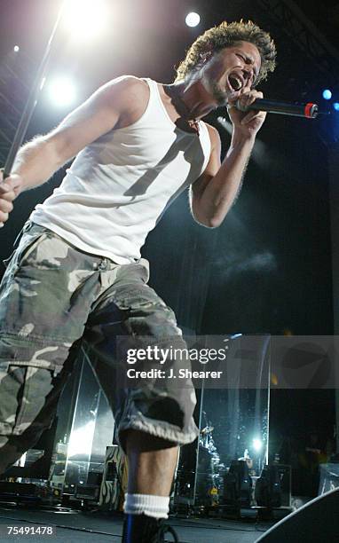 Chris Cornell of Audioslave at the Verizon Wireless Music Center in Indianapolis, Indiana