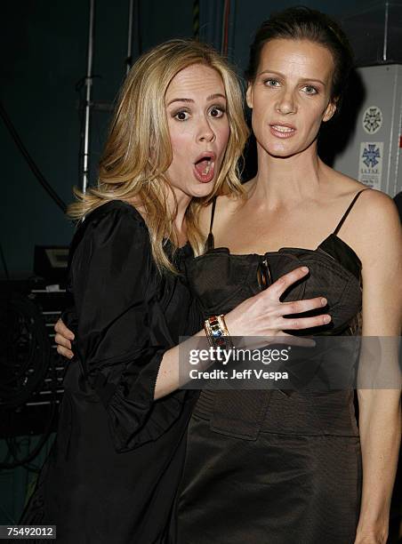 Sarah Paulson and Rachel Griffiths at the Kodak Theater in Los Angeles, California