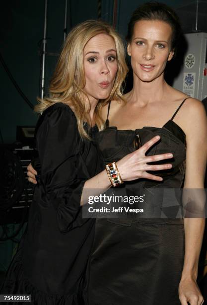 Sarah Paulson and Rachel Griffiths at the Kodak Theater in Los Angeles, California