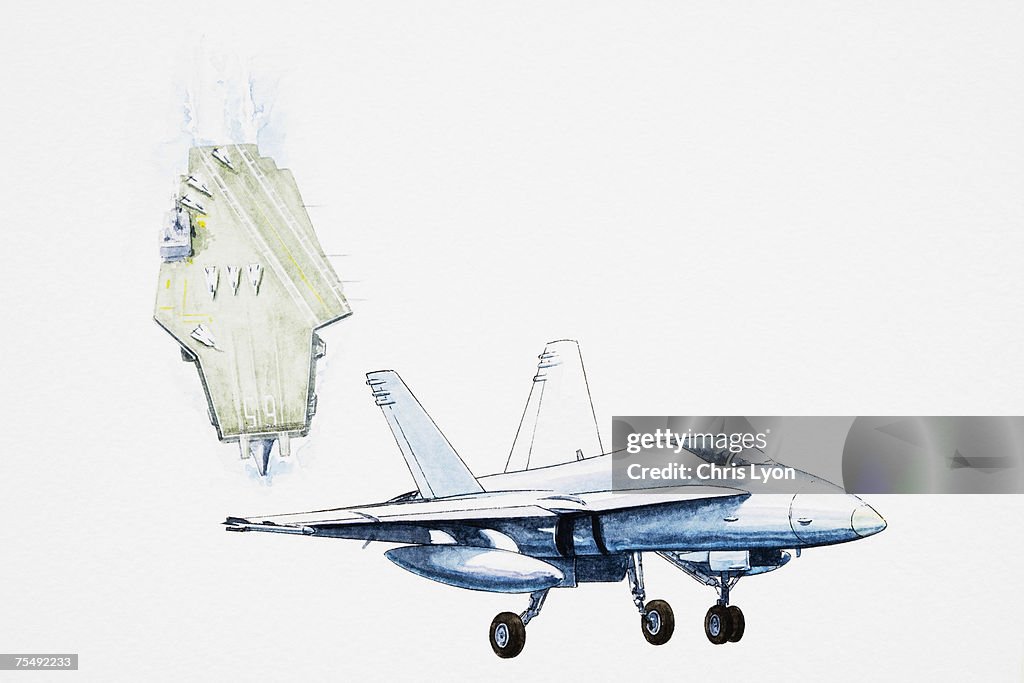 F/A-18 Hornet , strike fighter jet
