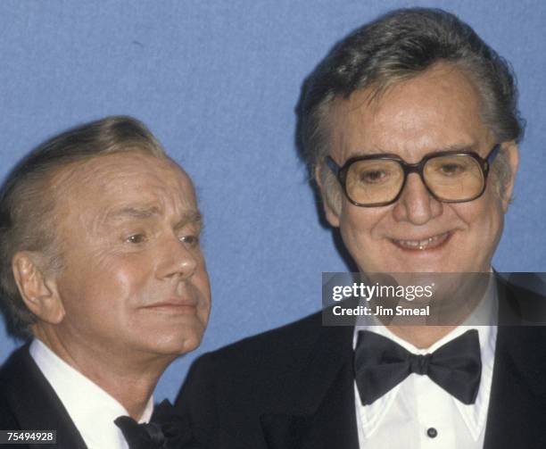 Jack Paar and Steve Allen at the Pasadena Civic Auditorium in Pasadena, CA