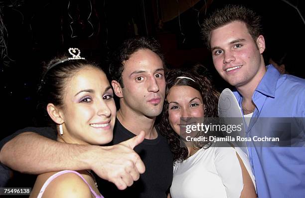 Stephanie Armento, Lillo Brancato, Amanda Armento and Edward John McGuire at the Sessa in New York City, New York