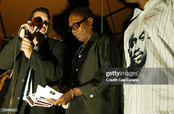 Afeni Shakur, mother of Tupac at the Sunset Club in Hollywood, California