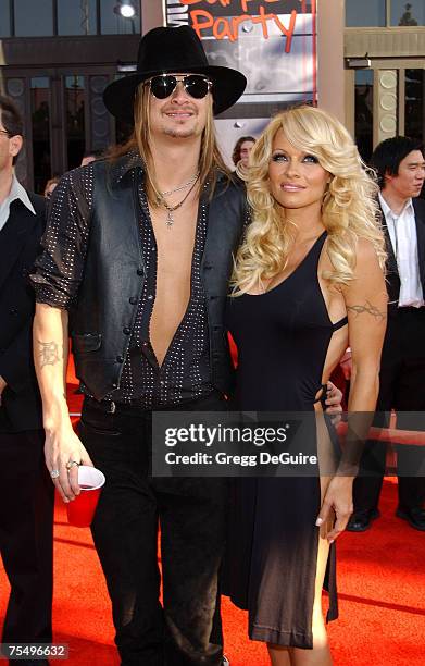 Kid Rock and Pamela Anderson at the Shrine Auditorium in Los Angeles, California