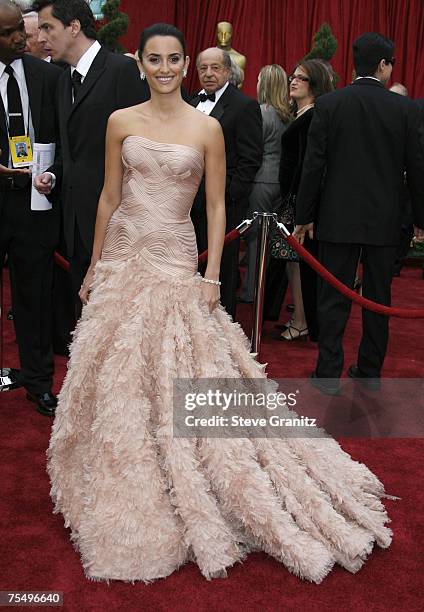 Penelope Cruz, nominee Best Actress in a Leading Role for ?Volver? at the Kodak Theatre in Los Angeles, California