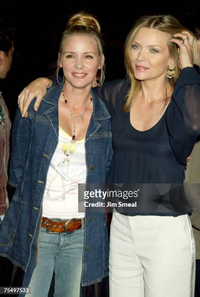 Michelle and daughter Dee Dee Pfeiffer at the Grauman's Chinese Theatre in Hollywood, California