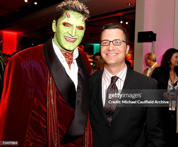 Andy Hallett and Jordan Levin during The WB Networks 2004 All Star Party - Inside at the Hollywood and Highland in Hollywood, California.