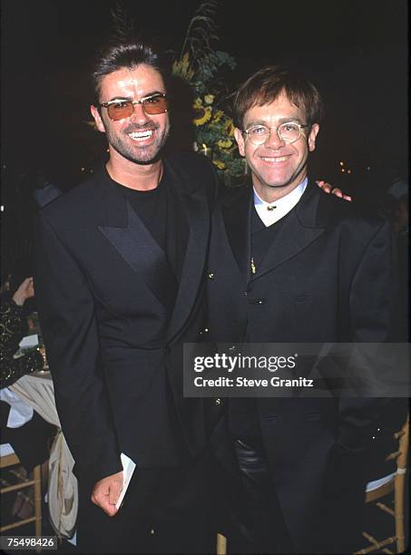 George Michael & Elton John in Santa Barbara, California