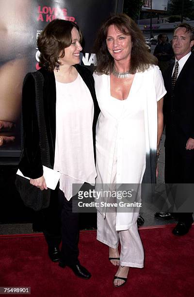 Marcheline Bertrand & Jacqueline Bisset at the DGA Theater in Los Angeles, California