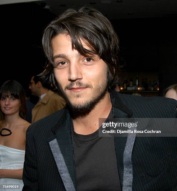 Diego Luna at the The Bryant Park in New York City, New York