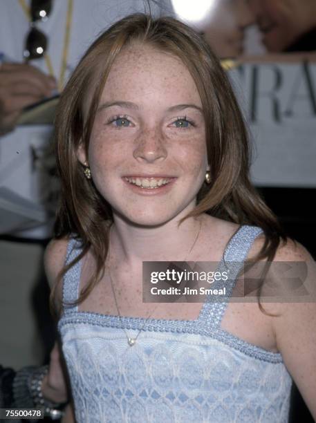 Lindsay Lohan at the Mann National Theatre in Westwood, California