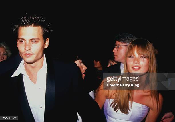 Johnny Depp and Kate Moss at the The Academy in Beverly Hills, California