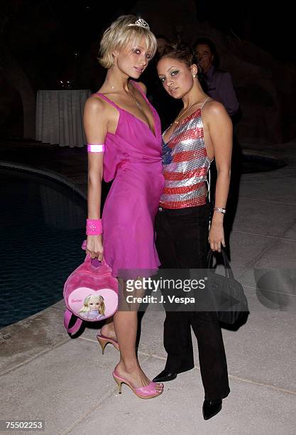 Paris Hilton & Nicole Richie at the Palazzo Suites at the Rio Hotel in Las Vegas, Nevada