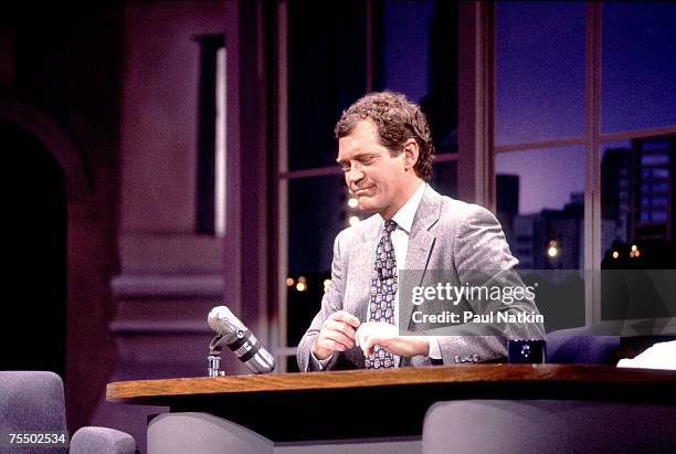 David Letterman on 5/1/89 in Chicago, Il. In Various Locations,