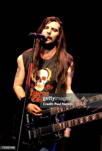 Steve Earle on 11/2/90 in Chicago, Il. In Various Locations,