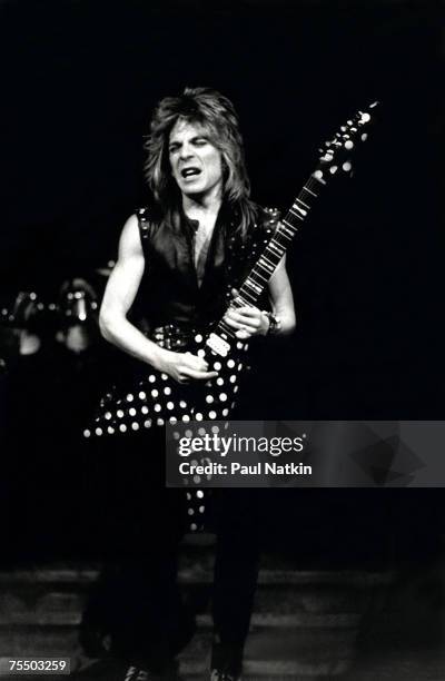 Randy Rhoads on 1/24/82 in Chicago, Il. In Various Locations,