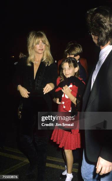 Goldie Hawn, Kurt Russell and Kate Hudson at the Hollywood Palladium in Hollywood, California