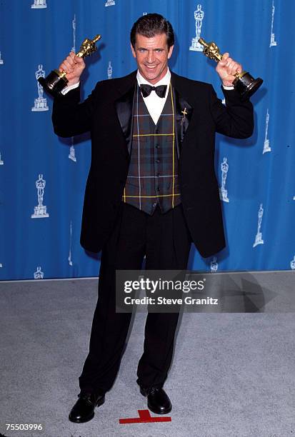 Mel Gibson at the Dorothy Chandler Pavilion in Los Angeles, California