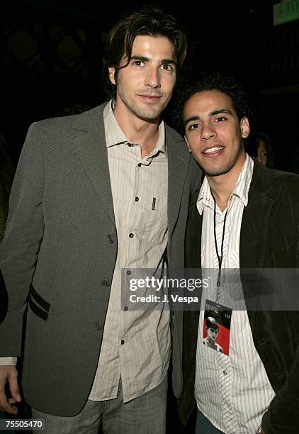 Reynaldo Gianecchini and Victor Rasuk at the Premiere Lounge in Hollywood, California