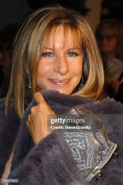 Barbra Streisand at the Universal Amphitheatre in Universal City, California