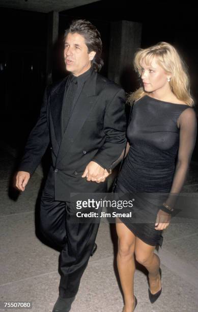 Pamela Anderson And Jon Peters at the Cineplex Odeon in Century City, California