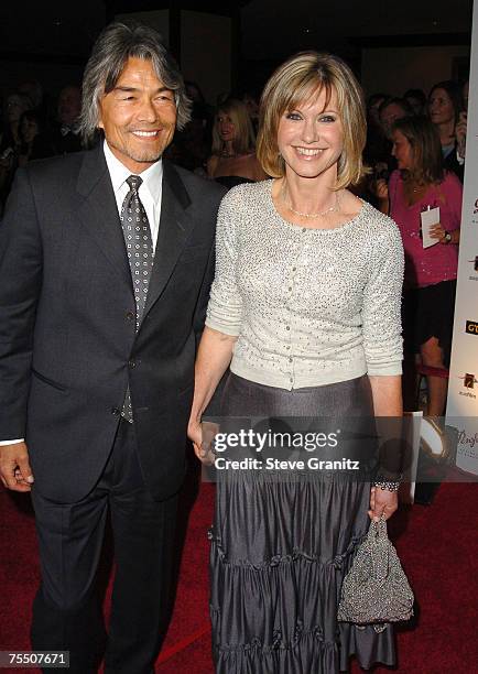 Olivia Newton John and Boyfriend Patrick McDermott at the Century Plaza Hotel in Century City, California