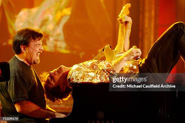 Dennis Quaid and The Sharks perform at the taping of the ?American Bandstand's 50th ? A Celebration!", to air on ABC TV on May 3, 2002. The Sharks...