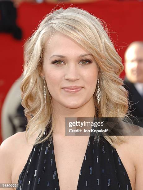 Carrie Underwood at the 57th Annual Primetime Emmy Awards - Arrivals at The Shrine in Los Angeles, California.