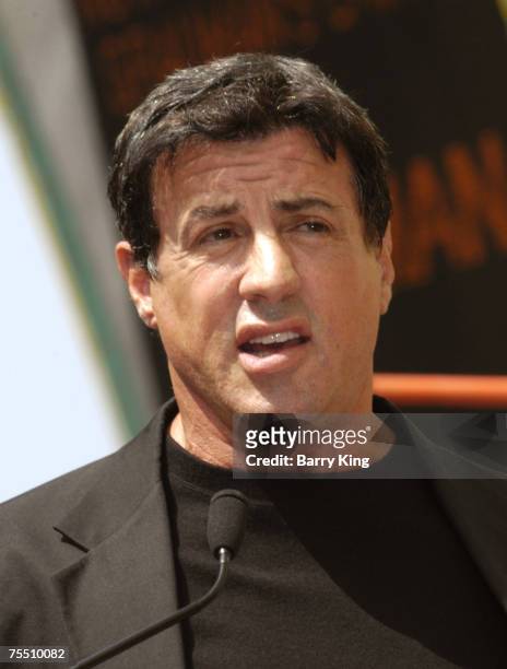 Sylvester Stallone at the Hollywood Boulevard in Hollywood, CA.