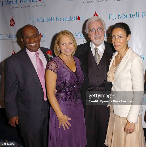 Al Roker, Katie Couric, Tony Martell and Ann Curry at the Marriott Marquis in New York City, New York