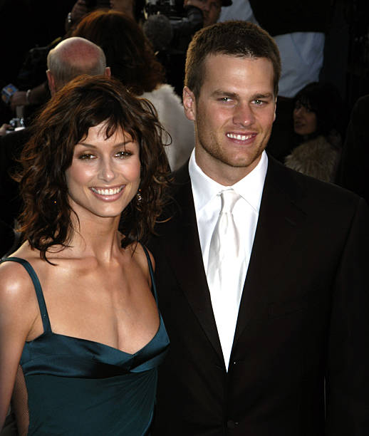 Bridget Moynahan and Tom Brady at the Mortons in Los Angeles, California