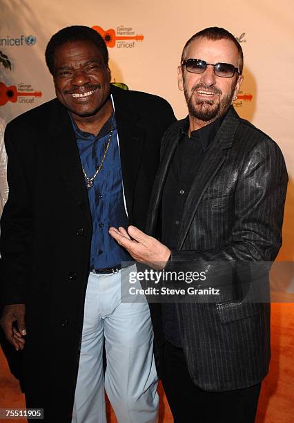 Billy Preston and Ringo Starr in Burbank, California