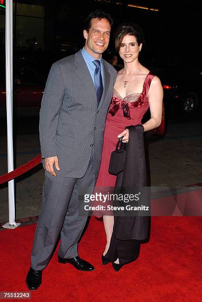 Diedrich Bader and wife Dulcy Rogers at the Grauman's Chinese Theatre in Hollywood, California