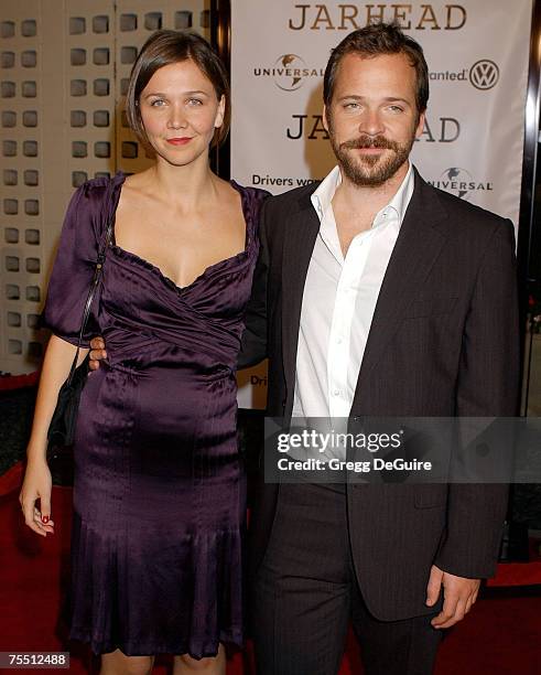 Maggie Gyllenhaal and Peter Sarsgaard at the Arclight Hollywood in Hollywood, California