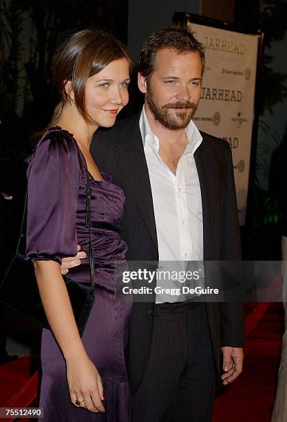 Maggie Gyllenhaal and Peter Sarsgaard at the Arclight Hollywood in Hollywood, California