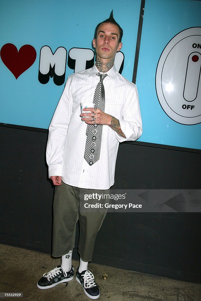 Matthew McConaughey, Travis Barker and Shanna Moakler Visit MTV's "TRL" - April 6, 2005
