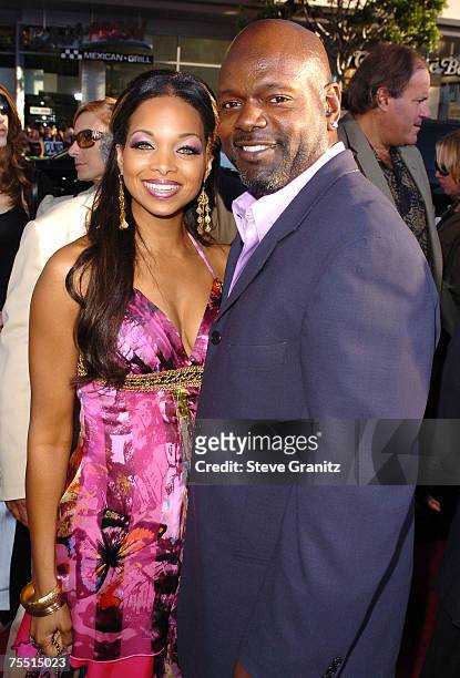 Emmitt Smith at the Grauman's Chinese Theatre in Hollywood, California