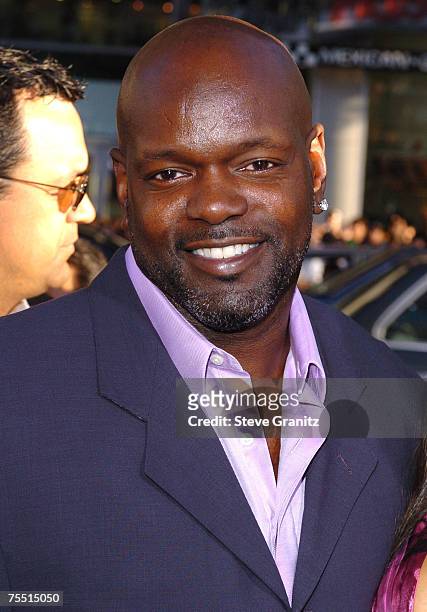 Emmitt Smith at the Grauman's Chinese Theatre in Hollywood, California