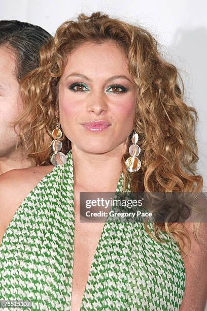 Paulina Rubio at the People En Espanol's 4th Annual "50 Most Beautiful" Gala - White Carpet Arrivals at Capitale in New York City, New York.