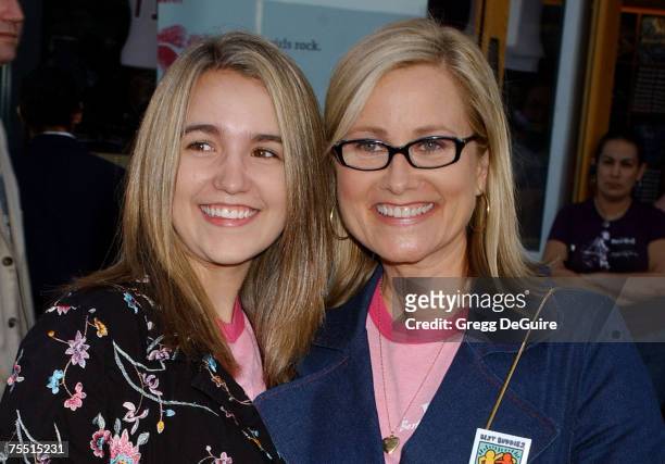 Maureen McCormick and daughter Natalie at the The Gibson Amphitheatre in Universal City, California