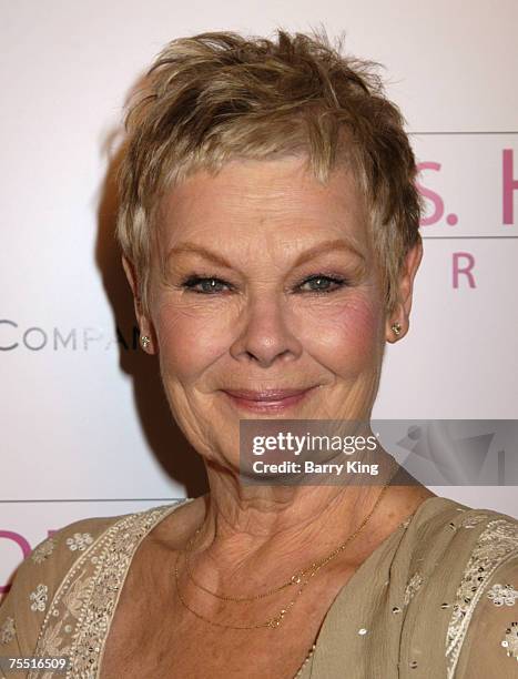 Judi Dench at the Fine Arts Theatre in Beverly Hills, CA.