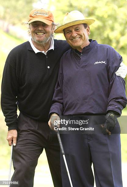 Jack Nicholson & Joe Pesci at the Riviera Country Club in Pacific Palisades, California