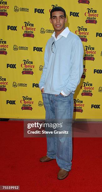 Aubrey Graham of "Degrassi" at the Gibson Amphitheatre in Universal City, California