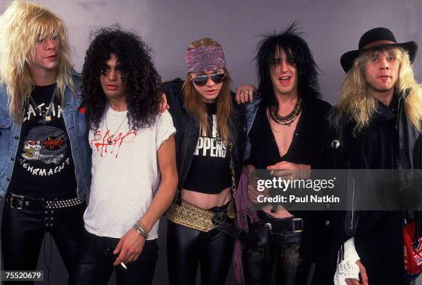 Guns and Roses, Chicago, 19th Devember 1987.