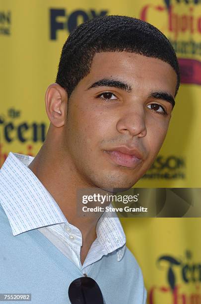 Aubrey Graham of "Degrassi" at the Gibson Amphitheatre in Universal City, California
