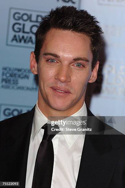 Jonathan Rhys Meyers, winner of Best Performance by an Actor in a Mini-Series or a Motion Picture Made for Television for "Elvis" during the The 63rd...