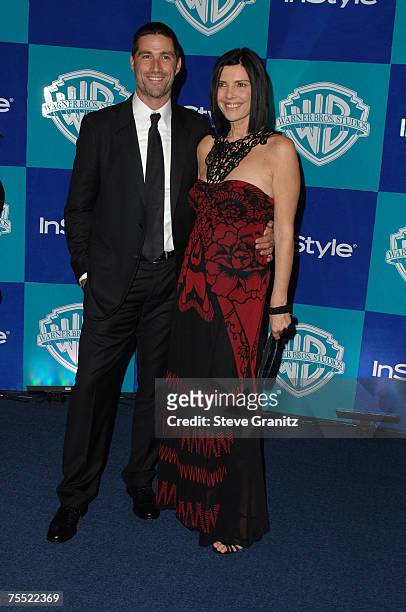 Matthew Fox and Margherita Ronchi at the Beverly Hilton in Beverly Hills, California