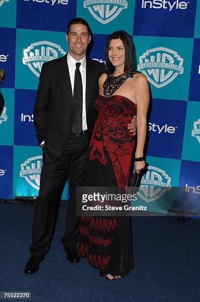 Matthew Fox and Margherita Ronchi at the Beverly Hilton in Beverly Hills, California