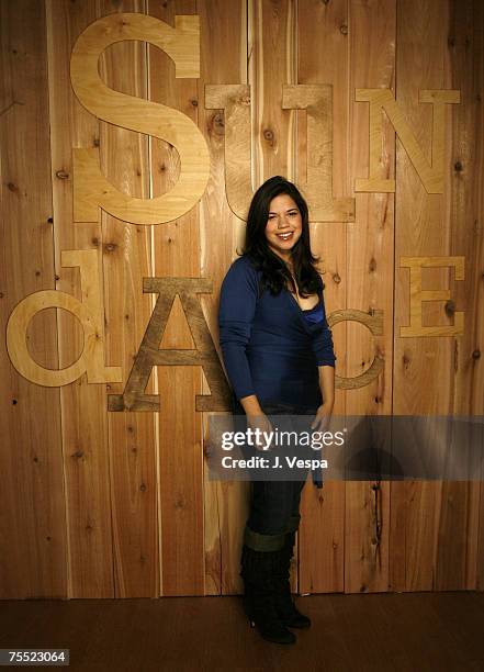 America Ferrera at the HP Portrait Studio in Park City, Utah