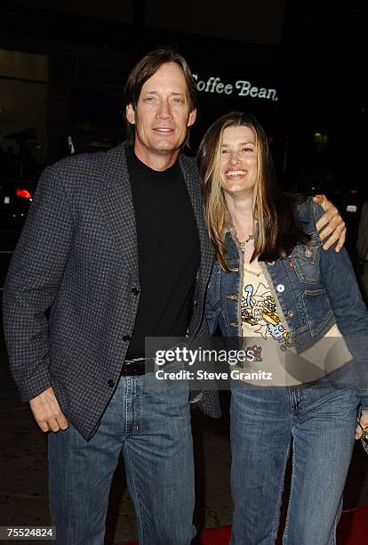 Kevin Sorbo and wife Sam Jenkins at the Grauman's Chinese Theatre in Los Angeles, California
